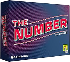The Number Party Game - Fast-Paced Number Strategy Game, Fun Family Game for Kids & Adults, Ages 8+, 3-5 Players, 15 Minute Playtime, Made by Repos Production