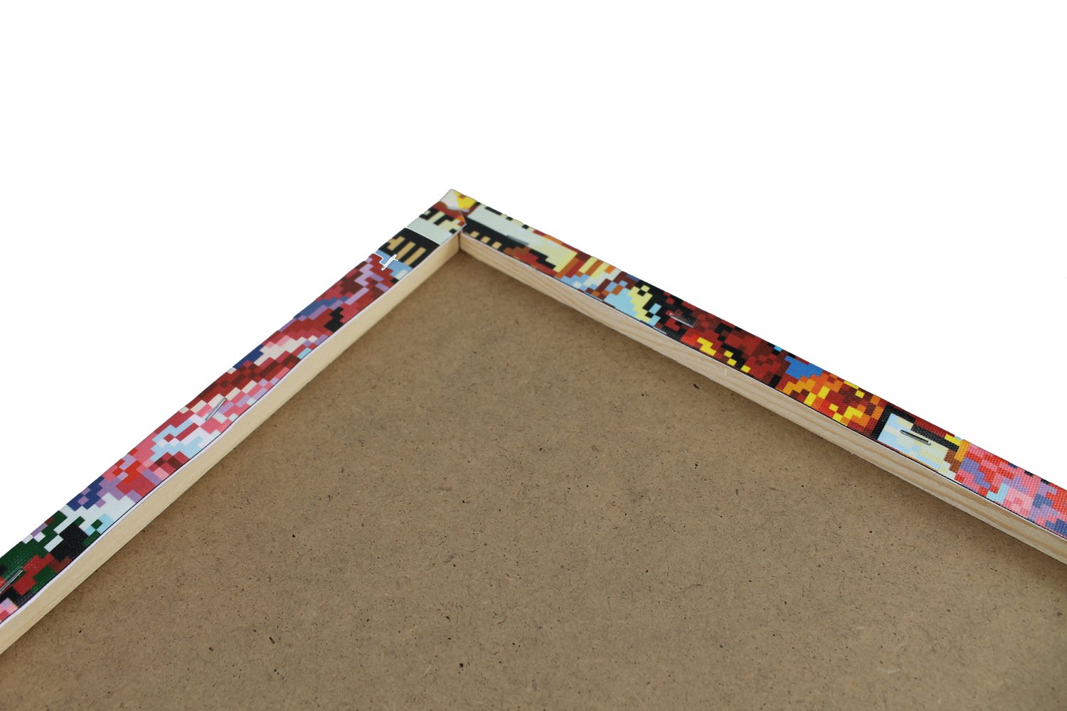 GMMH Diamond Painting Set 40x50 Cm Con Tela E Cornice Di Legno - Kit Ricamo A Mosaico Fai-da-te Con Pietre Lucide - Quadro Cesto Di Fiori (gj1010) - 2