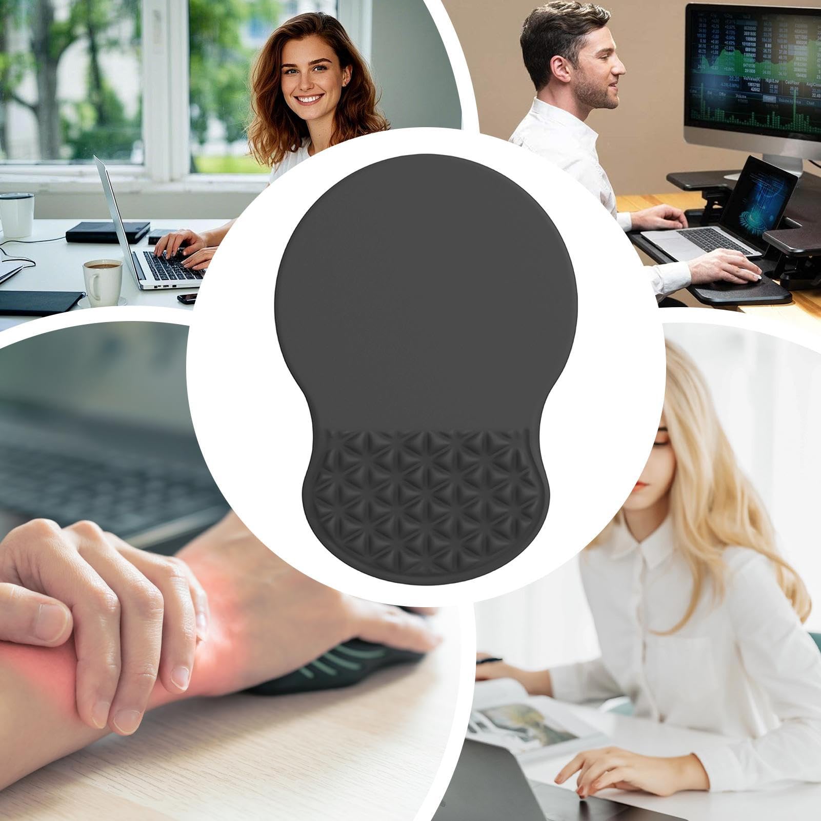 Tappetino per Mouse Mousepad Ergonomico Antiscivolo