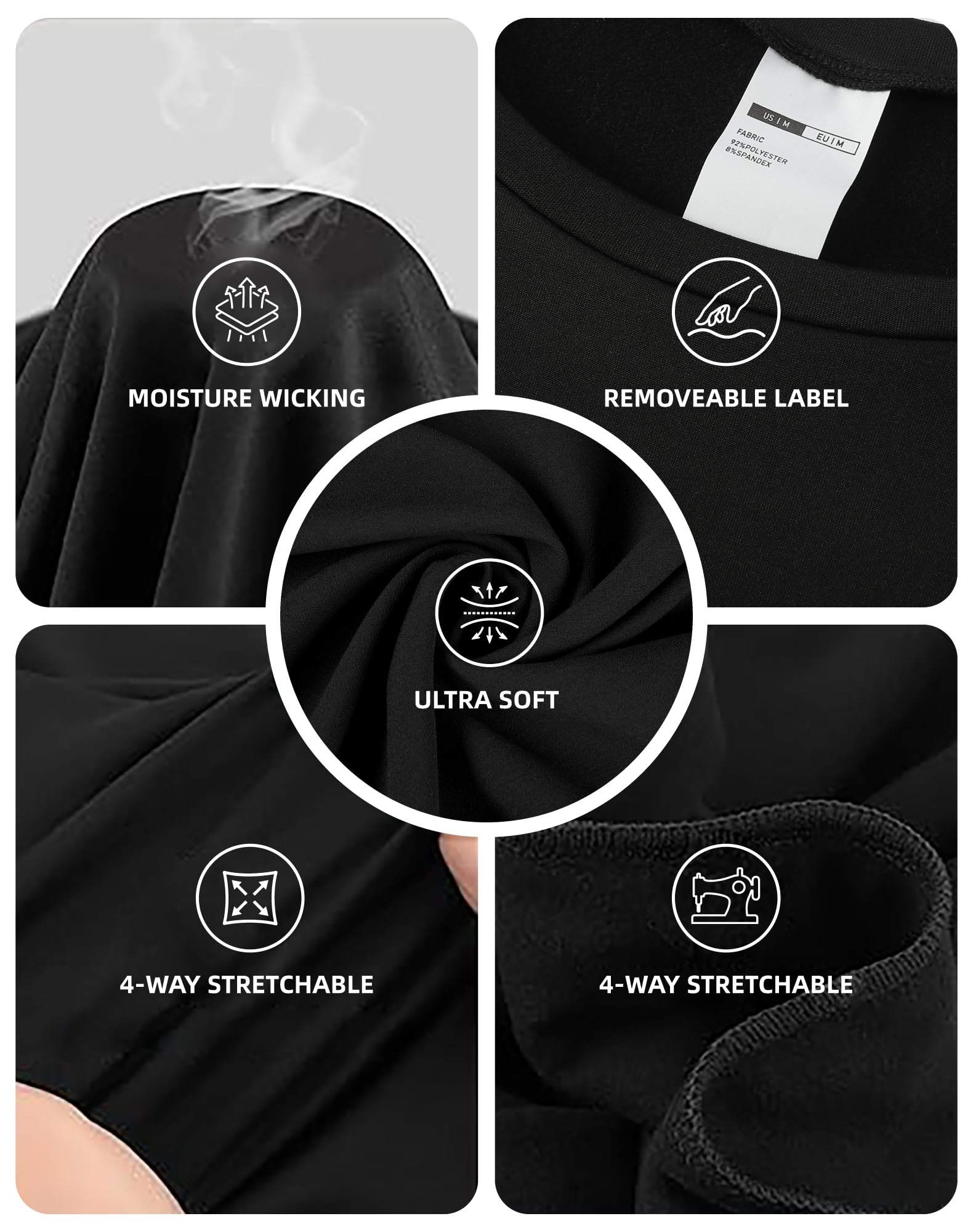 Set di biancheria intima termica da uomo, biancheria intima da sci, da uomo, traspirante e termica, biancheria intima da sci, da uomo, biancheria intima funzionale da uomo, per uomini in inverno e
