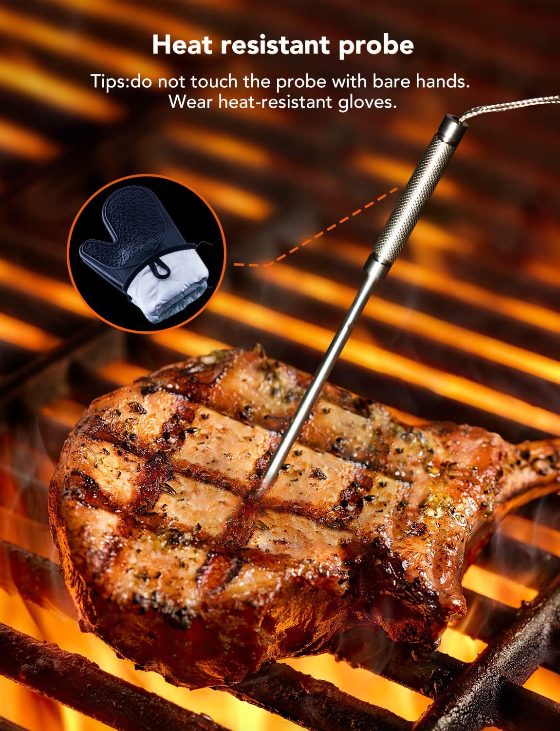 Review Govee Meat Thermometer 3.5mm Replacement Probes 2Pack for Models H5181, H5182, H5183