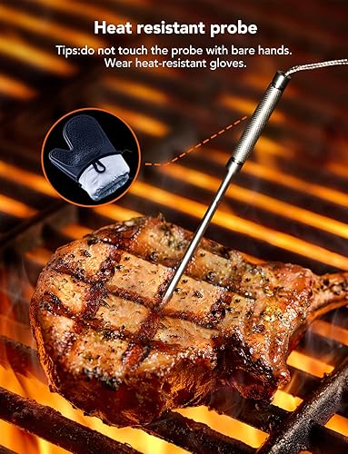 Miniatura 4 de Govee Termómetro de carne de 0.138 in, sondas de repuesto para modelos H5181, H5182, H5183, H5184, H5185, H5198