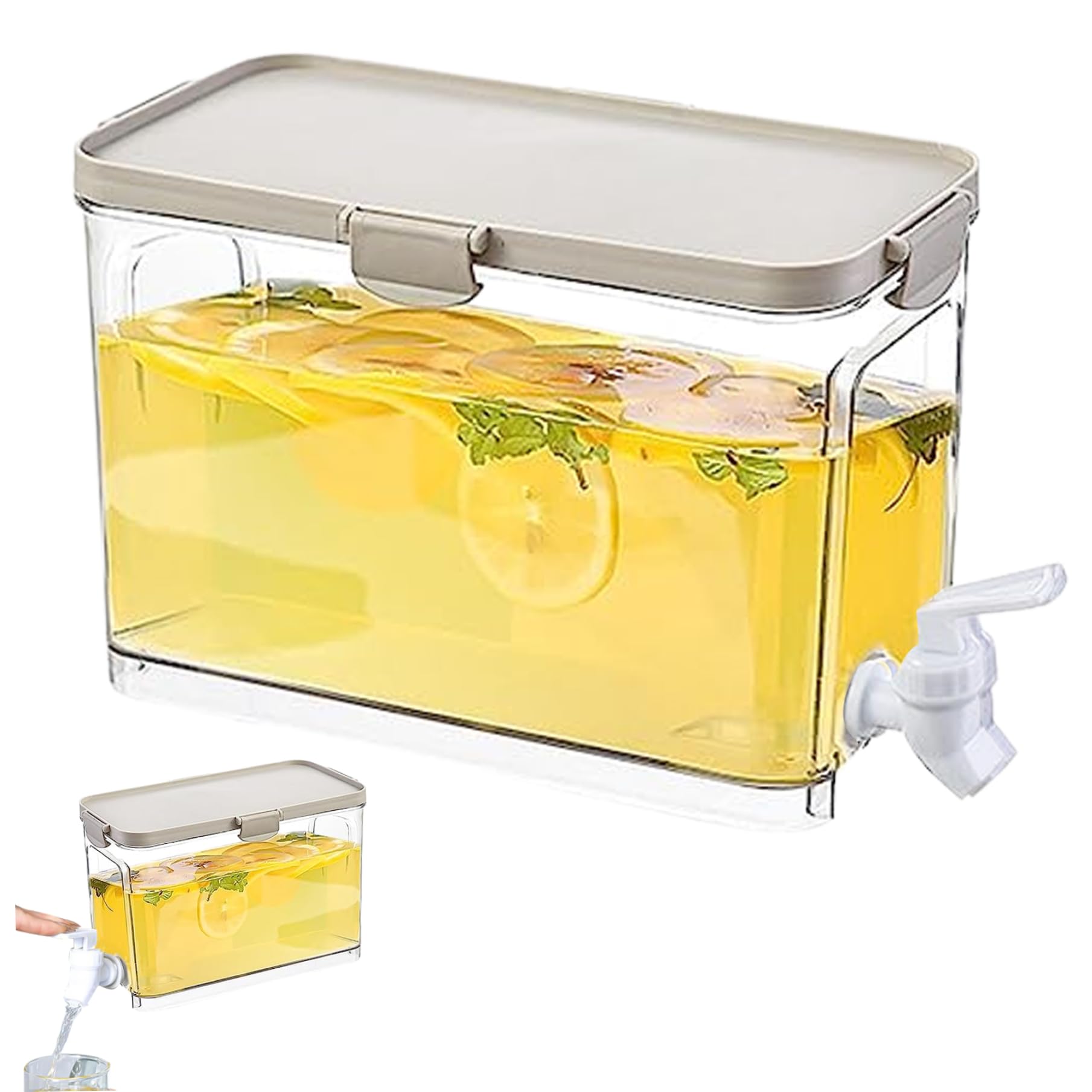 Pichet à eau de 3,9 L avec robinet pour soirées et barbecues d'été