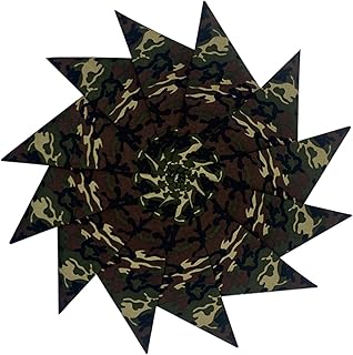 Cotton Bandanas 12 packs 22"X 22" Double Sides Printed Unisex Kerchief