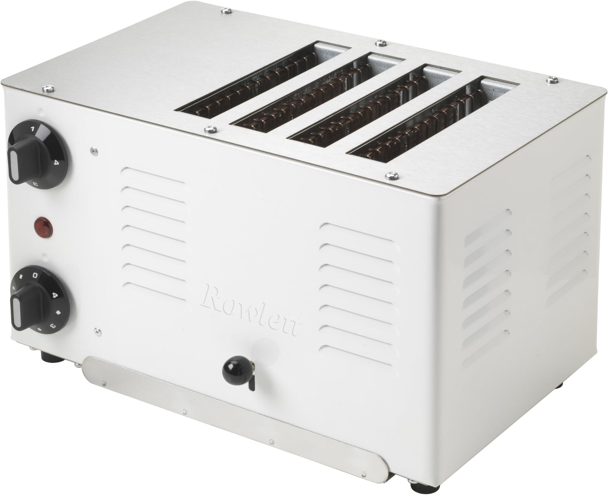 Rowlett Retro Regent 4-Slice Bread Toaster, 2.3 Kw, White