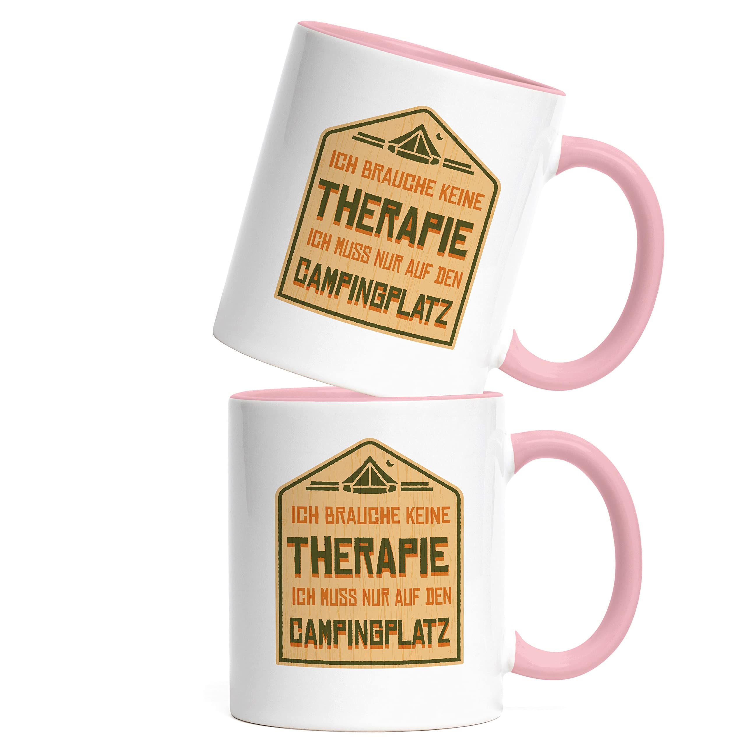 Schild Ich Brauche Keine Therapie Nur Ein Campingplatz Camper 3 Mm Al