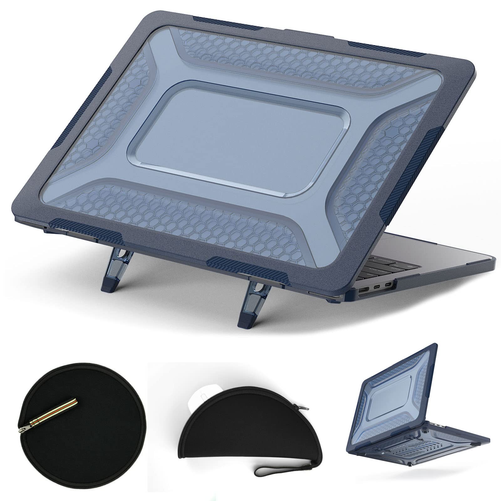 Coque MacBook Air 13.6 M2 protectrice double couche anti-choc - 8