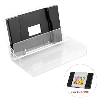 Clear Plastic Protective Cartridge Case, Compatible with Nintendo Game Boy Color GBC Storage Box for 1 GBC Game Cartridge