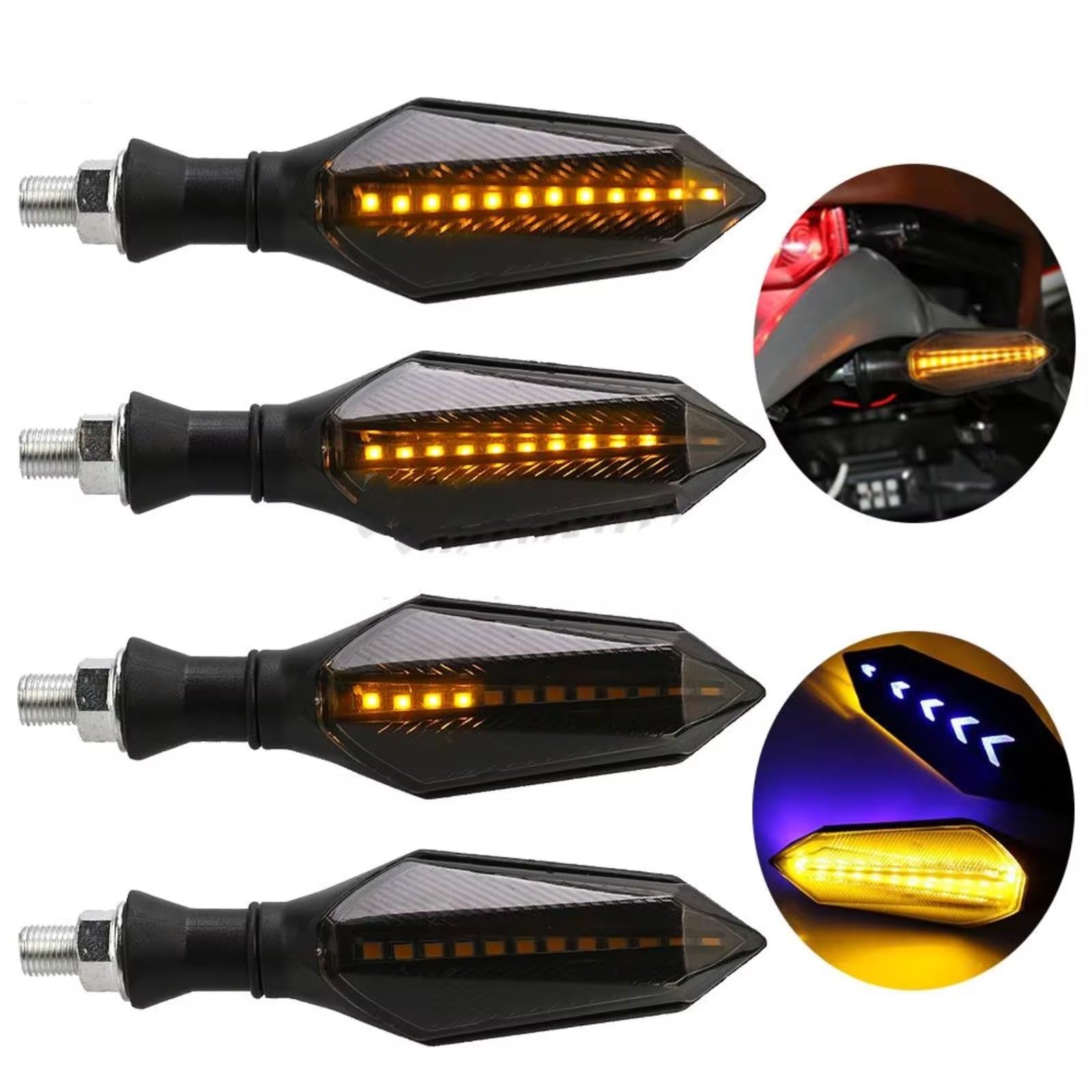 Intermitentes Para HP2 Para Sport Para K1200R Para K1200RS Para K1200S Para K1200GT Luz Intermitente De Señal De Giro Universal Para Motocicleta Accesorio De Luz Intermitente Fluida