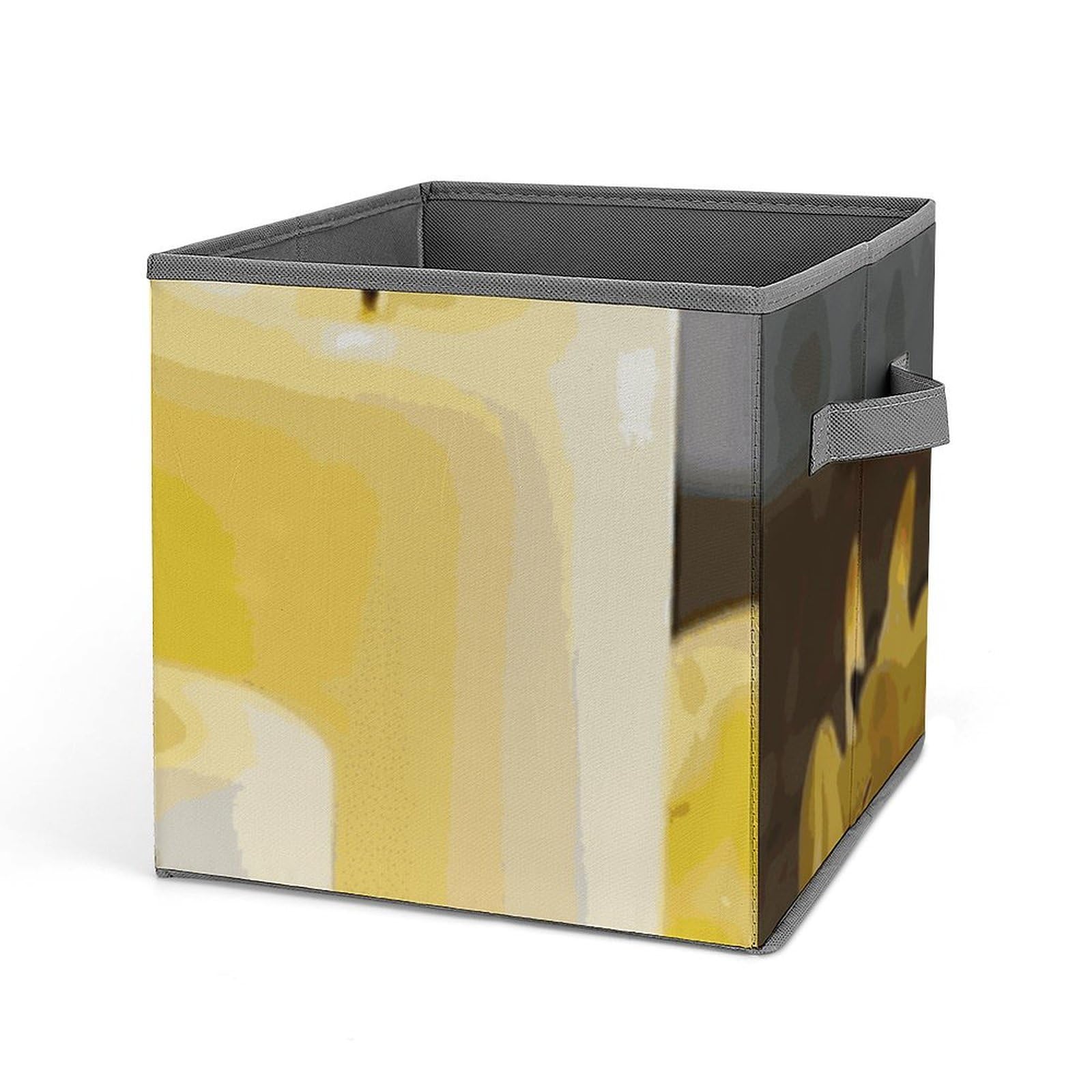 Cubes de rangement pliables grand volume en tissu épais pour vêtements et jouets