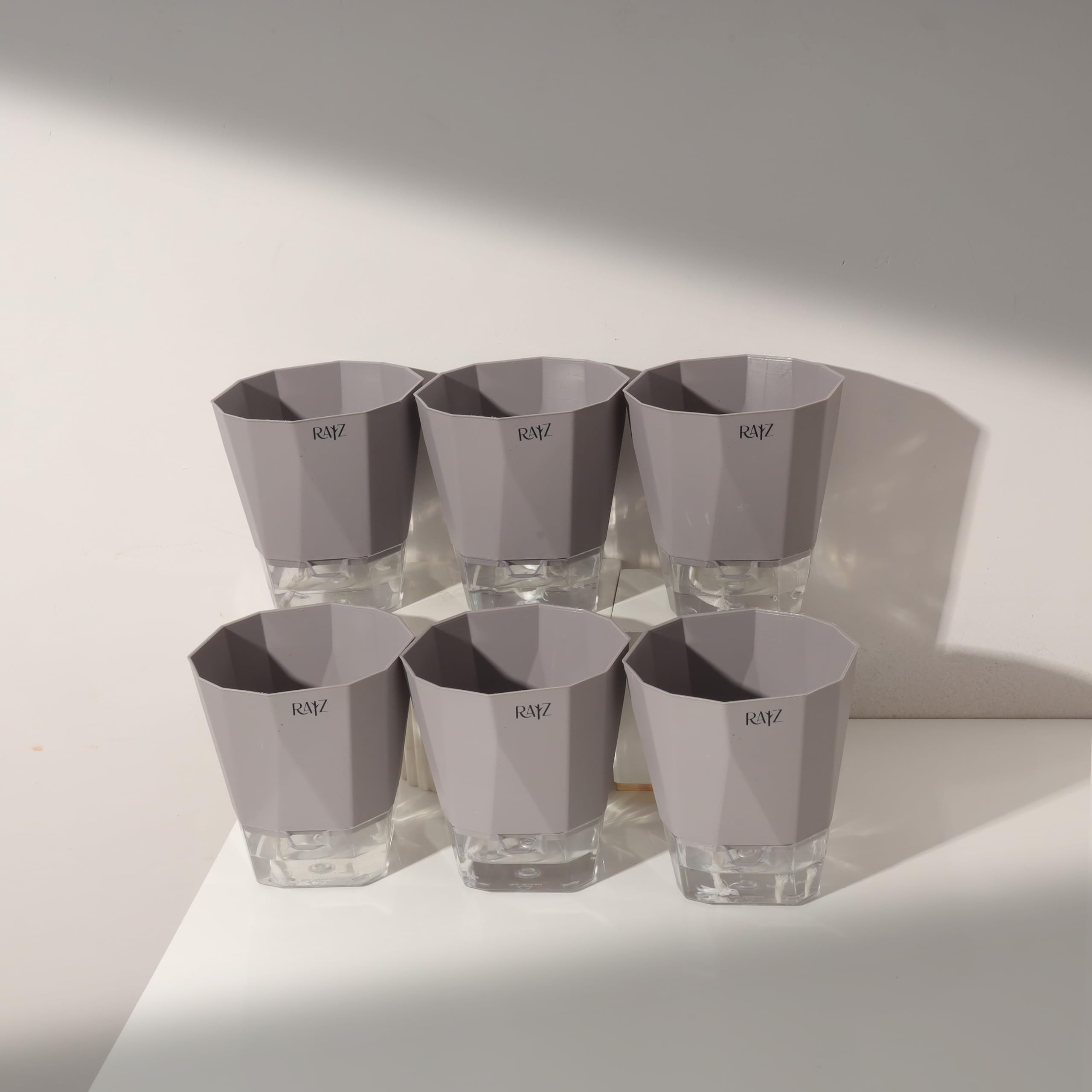 See full amazon price history chart for Raiz Combo of 6 Grey Self-Watering Pots for Indoor Plants, Best Flower Pots & Planters for Home Decor, Living Room, Kitchen, Bedroom, Table Top, Office, Gifting | Plants not Included Raiz Combo of 6 Grey Self-Watering Pots for Indoor Plants, Best Flower Pots & Planters for Home Decor, Living Room, Kitchen, Bedroom, Table Top, Office, Gifting | Plants not Included (B0D72PTT6C) Amazon Price History, Amazon Price Tracker