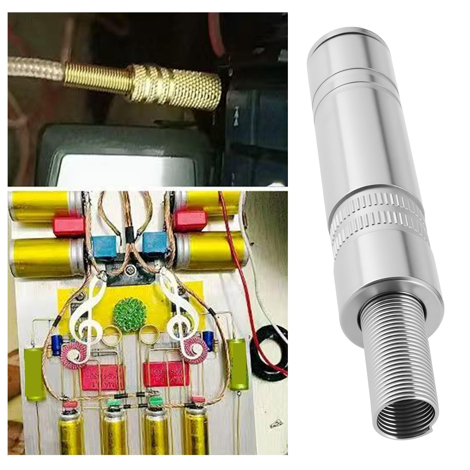 Create idea 10 Pcs 6.35mm Mono Jack Socket Female 1/4 Inch Audio Connector for Microphone and Guitar - Image 2