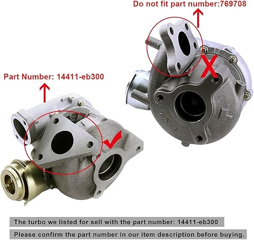 Miniatura 6 de Turbocompresor Turbo compatible con Nissan NAVARA NP300 D40 2.5L 174HP 2005-2010 751243-5002S 751243-5002S 751243-5002