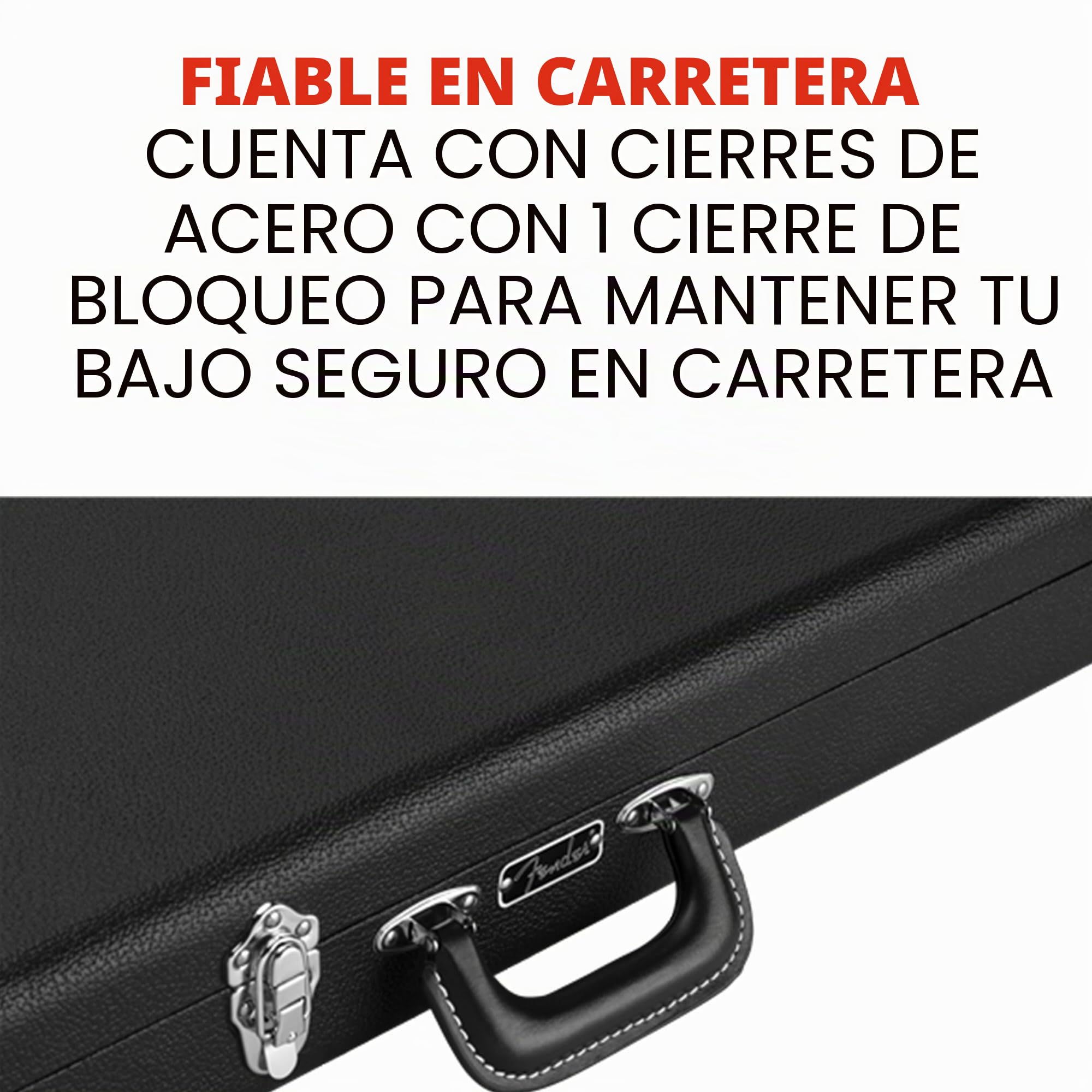 Fender Classic Series - Funda para bajo de precisión y bajo Jazz, Color Negro
