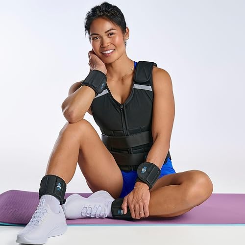 Miniatura 5 de W8FIT Pesas ajustables para brazo de muñeca para caminar, fitness y terapia física