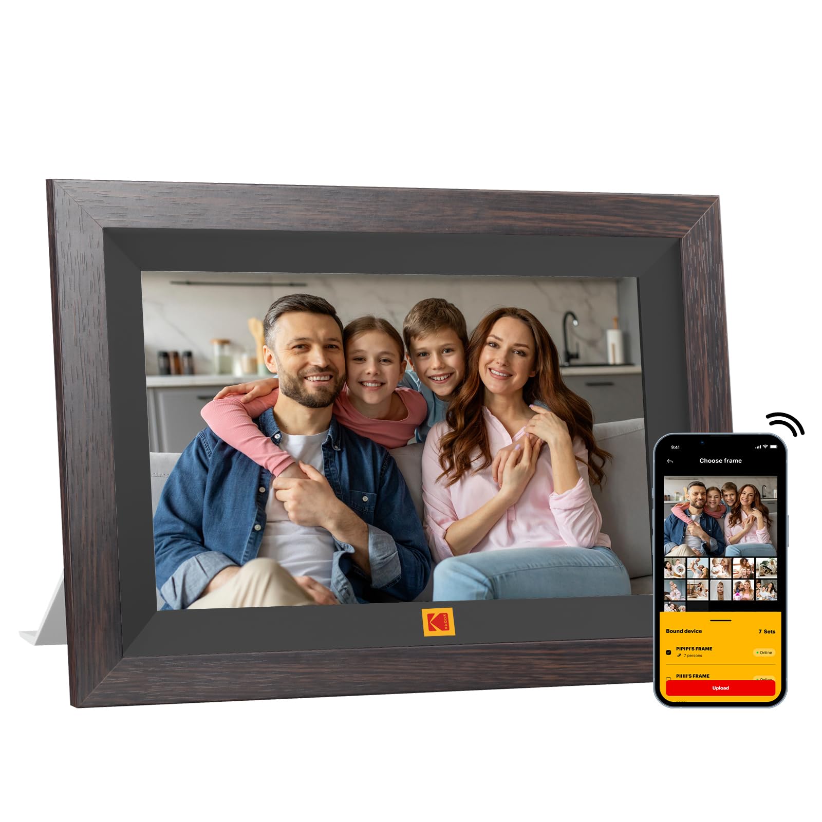 KODAK 10,1 Pouces Cadre Photo Numérique WiFi 32GB IPS Tactile Mode Cadeau