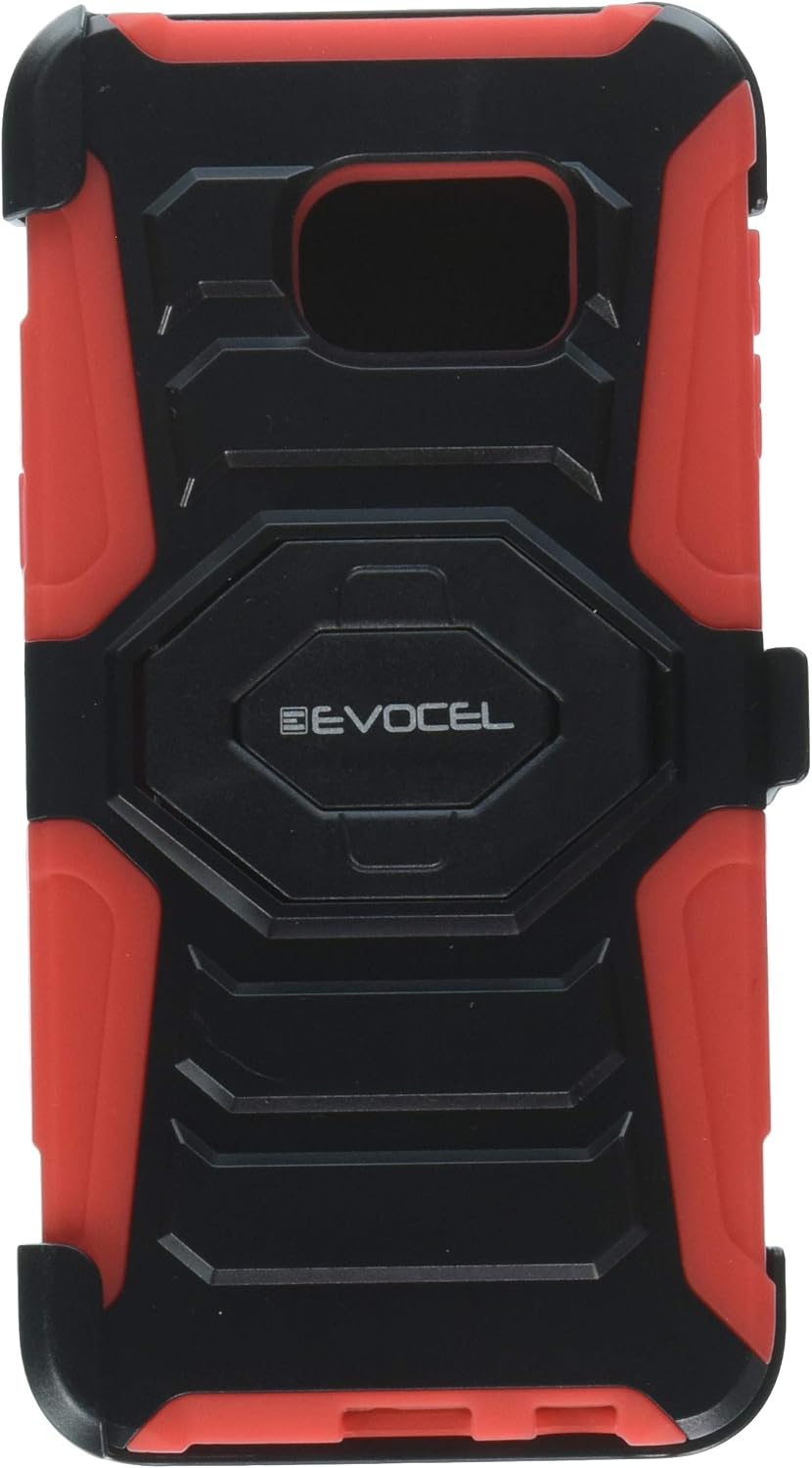 Galaxy S6 Edge Plus (G928) Case, Evocel [New Generation] Dual Layer Rugged Holster Case with Kickstand & Belt Clip for Samsung Galaxy S6 Edge Plus SM-G928 (Does NOT fit Regular S6 Edge), Red
