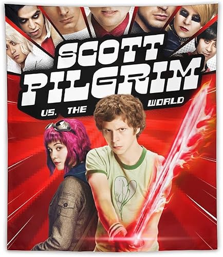 Miniatura 1 de Scott - Tapiz de película Pilgrim Vs The World (13) tapiz artístico de pared, tapices de pergamino, pintura, imagen, sala de estar, decoración del