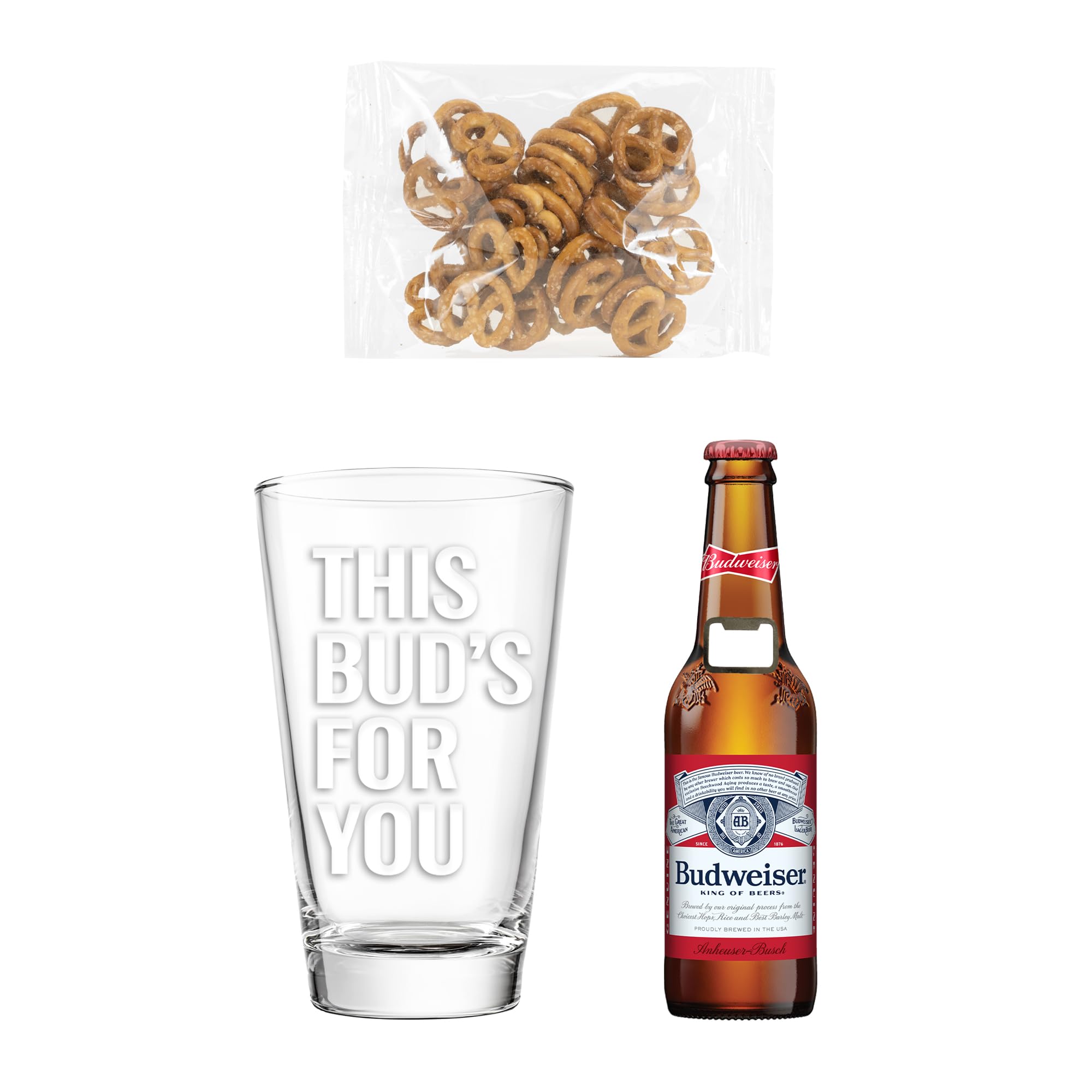 Amazon.co.jp: Budweiser ビールパイントグラス 3個ギフトセット 
