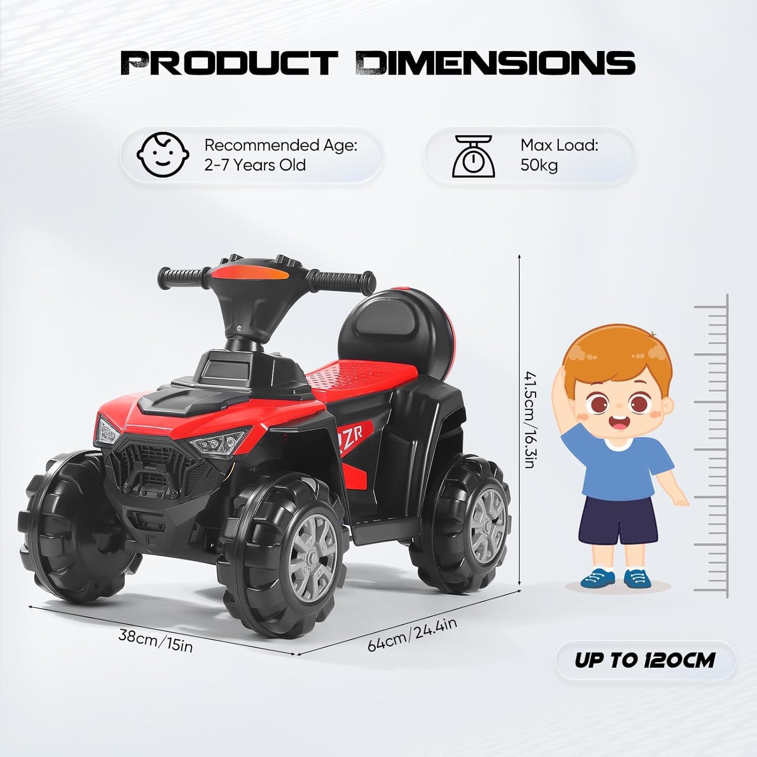 Elektrisches Motorrad für Kinder | Fahrzeug für Kinder ,ausgestattet mit LED-Scheinwerfern, Audiosystem und Aufbewahrungsbox, für Kinder von 2 bis 7 Jahren
