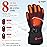 SAVIOR HEAT Heated Gloves, Unisex Rechargeable Battery Powered Electric Heating Glove for Winter Outdoor (Black S66B, Large)