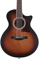 Vista 1 de Ibanez AE240JRMHS Guitarra Acústica-eléctrica Junior - Caoba Sunburst Open Pore