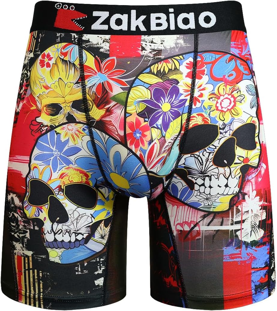 Mens Pouch Boxer Briefs Big and Tall Moisture Wicking Long Leg Underwear 3 Pack - Image 3