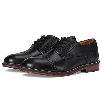 Johnston & Murphy Kids Conard Cap Toe (Little Kid/Big Kid) Boy