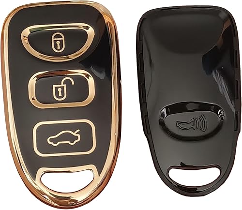 Miniatura 25 de Funda para llavero Hyundai con llavero para Hyundai Elantra Sonata Kia Forte Optima Spectra