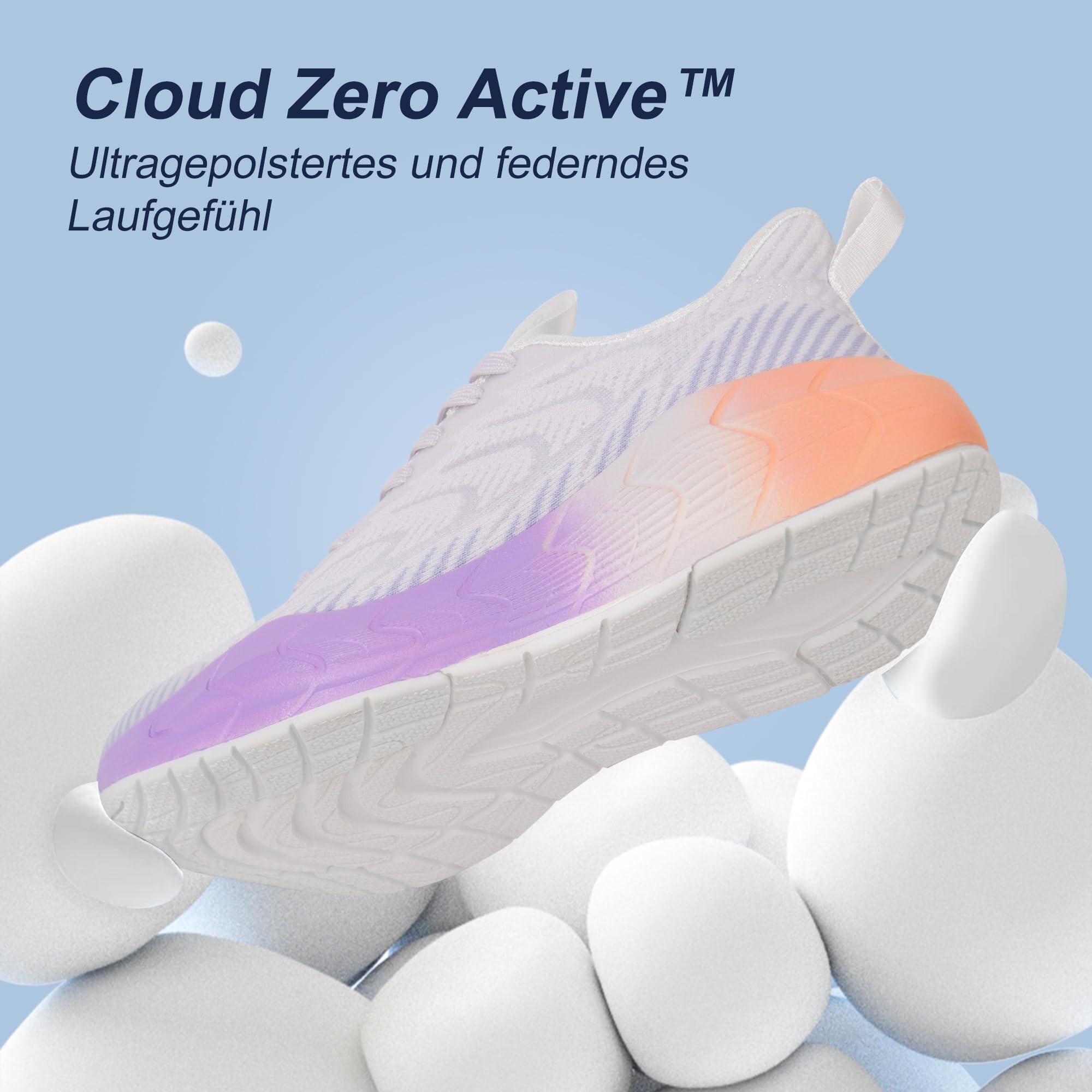 Hawkwell Cloud Zero Active Cushion - Zapatillas de senderismo transpirables para mujer, ligeras, antideslizantes, modernas