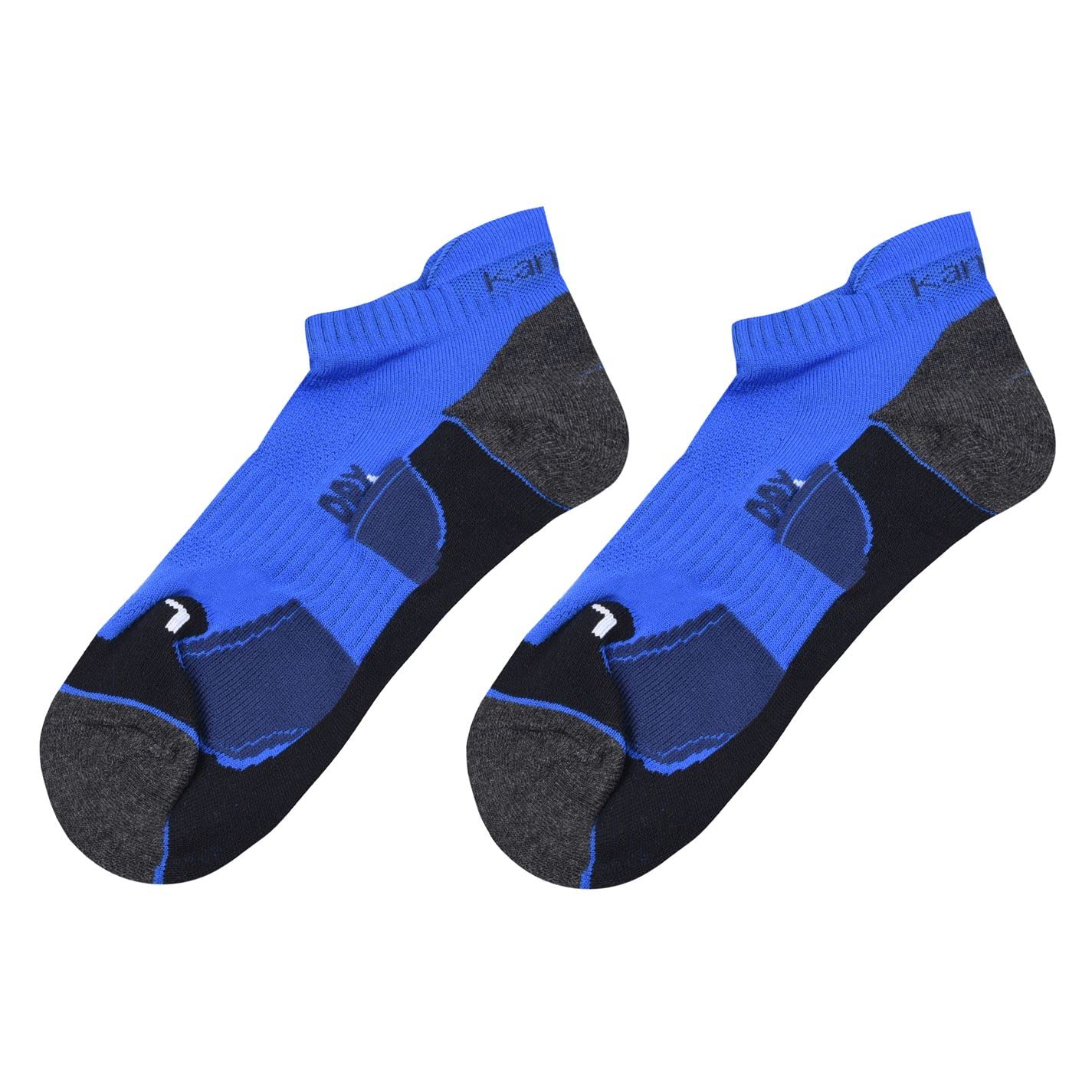 Karrimor Mens 2 Pack Running Socks Blue/Navy Mens 7-11