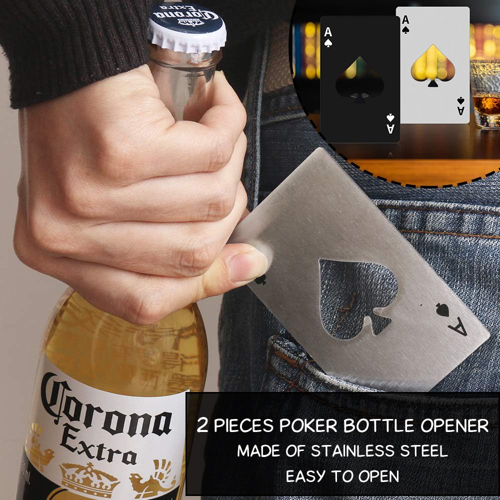 2 Pcs Ouvre Bouteille Pistolet + Porte Clé Decapsuleur Biere