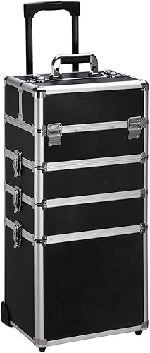 Miniatura 1 de Estuche para maquillaje joyería organizador con hileras ajustables de Ollieroo