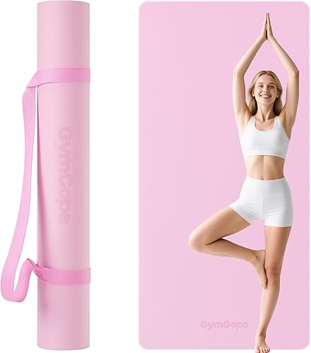 Extra Large Yoga Mat 72"x48" or 78"x57", 14"12" Thick Mat for Women & Men, TPE Non-Slip Pilates Mat for Home Gym, Yoga, Stretching, Meditation