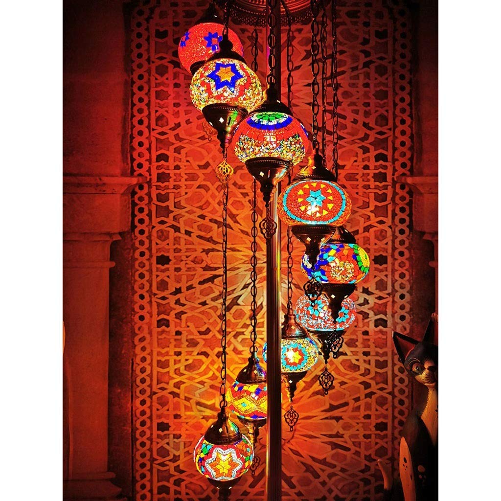 トルコランプ　ステンドグラス　テーブルランプ　フロアスタンド　アンティーク照明 トルコランプ ステンドグラス テーブルランプ フロアスタンド