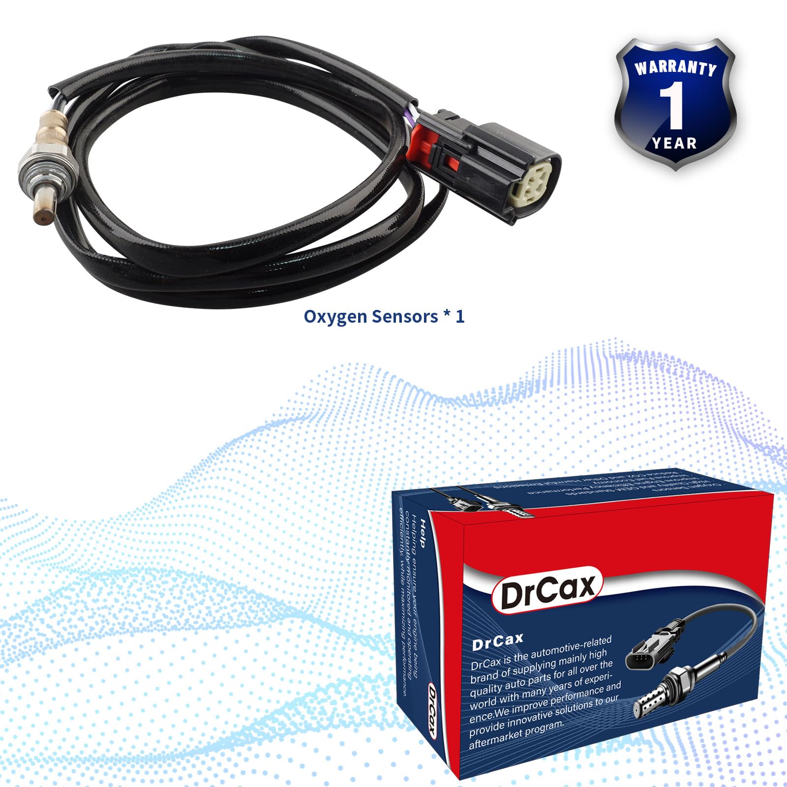Amazon.com: DrCax 27809-10 Oxygen O2 Sensor Rear Heated