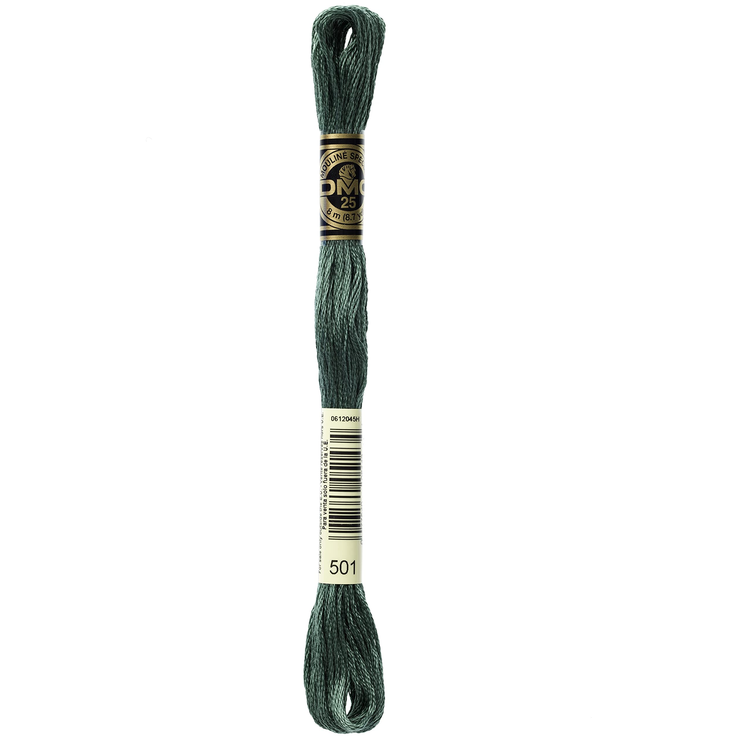 DMG Plaid Cotton Thread, Variegated for Stitching, 8 Metres Coloris / 501