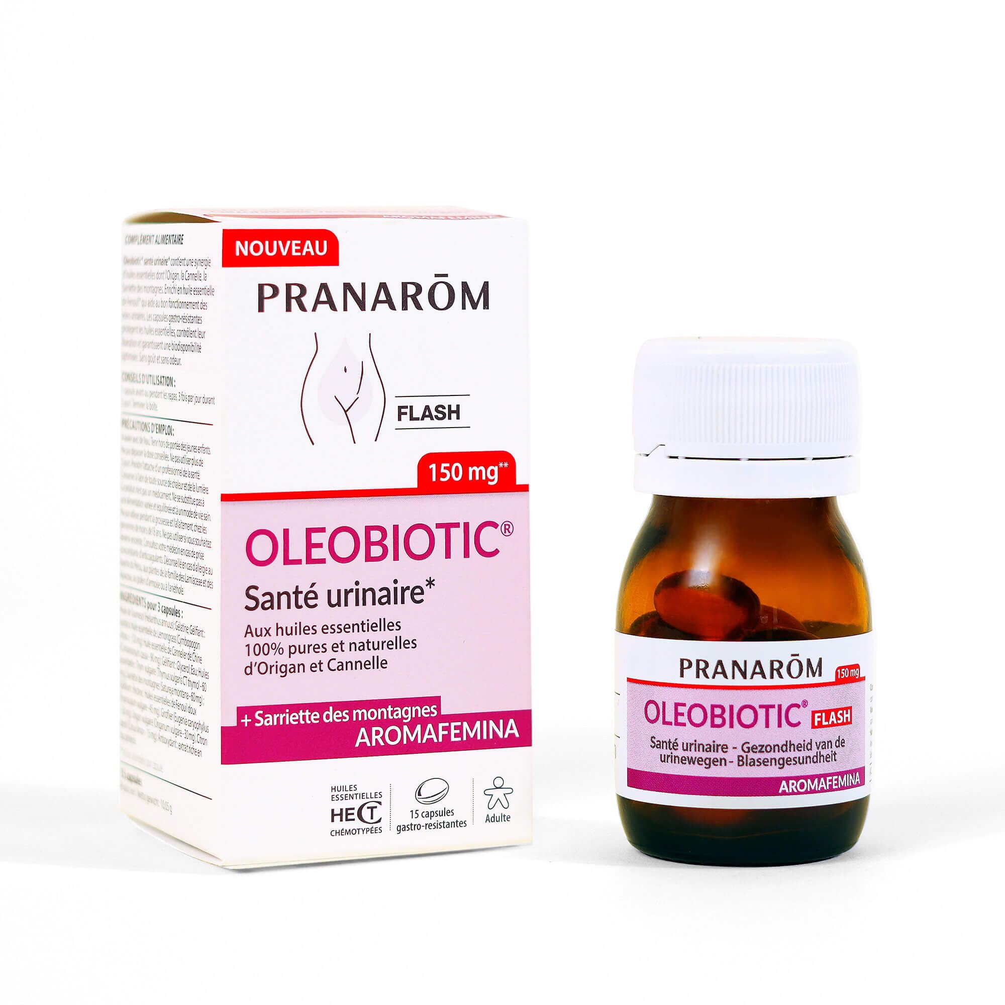 Pranarôm Aromafemina Organic Urinary Comfort 15 Capsules