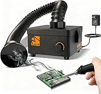 M-T 308 80W Solder Fume Extractor 168m³/h Smoke Absorber HEPA & Carbon Filter 3-Speed for Soldering Welding 3D Printing