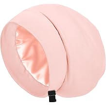 100% Mulberry Silk Lined Bonnet for Sleeping Women Sheep Cap Hair Wrap