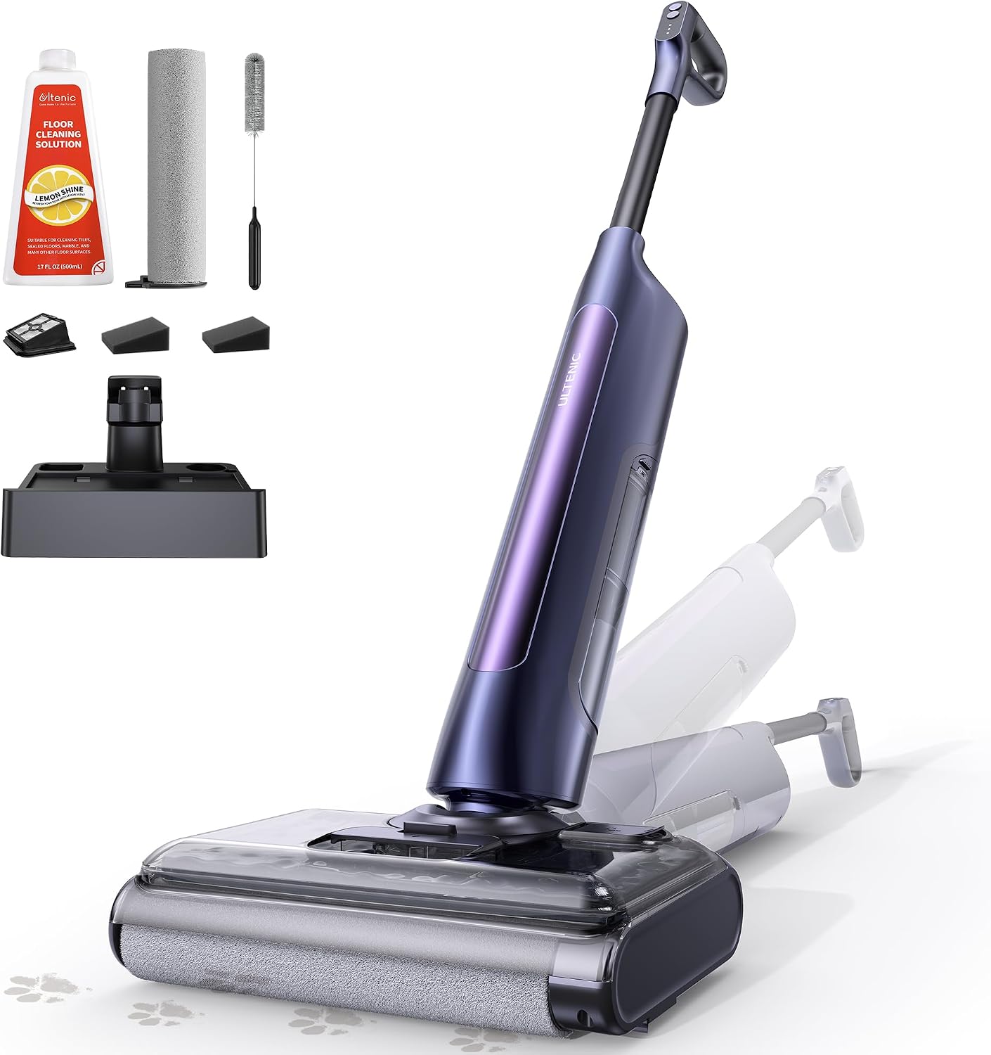 Ultenic AC1 TriFlex Vacuum Mop Review: 180 Lay Flat Self Cleaning for Hard Floors