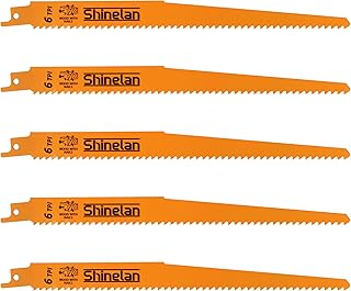 Zfegto DW4803 for DEWALT Reciprocating Blades, 9″ 6TPI Bi-Metal， 5Pcs