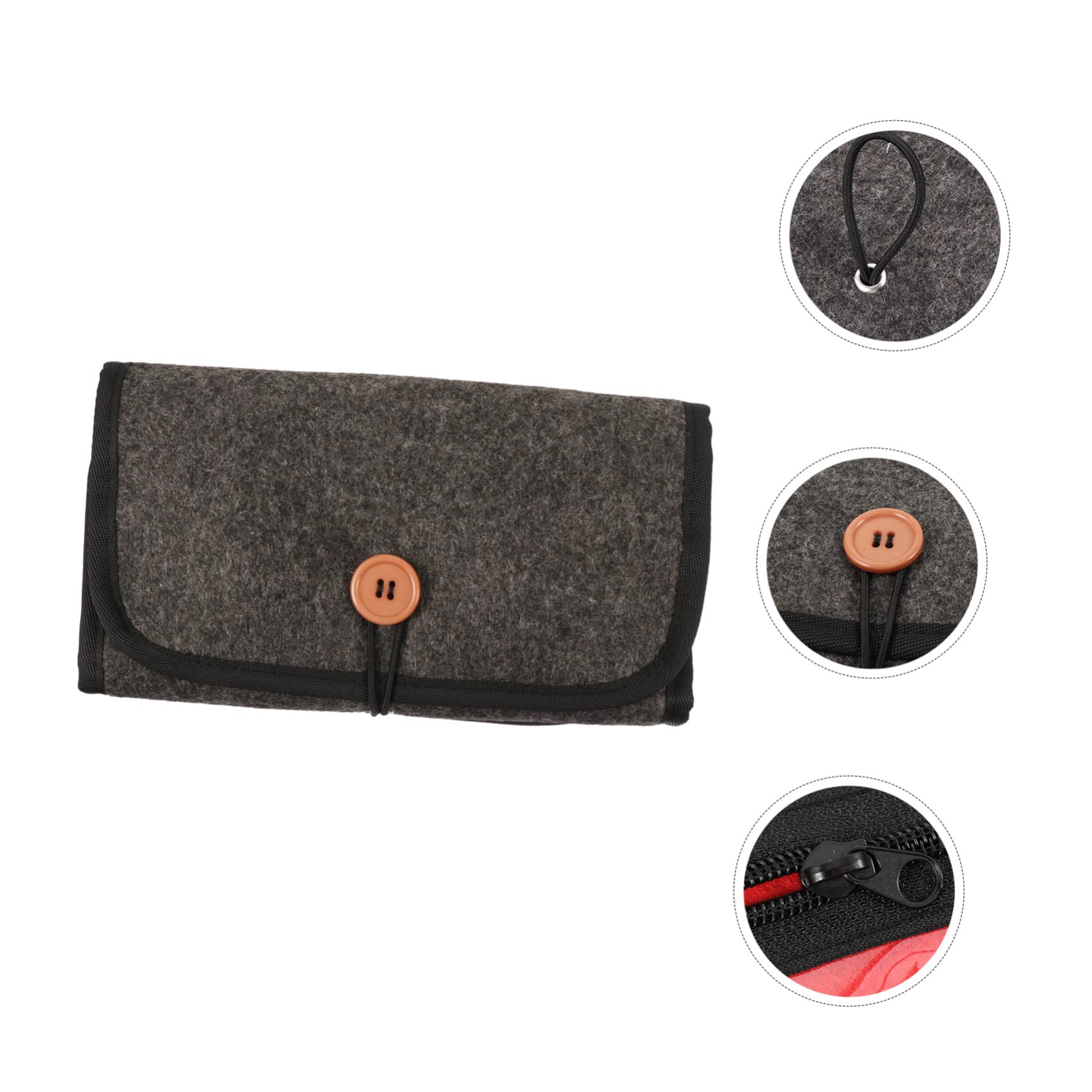 VALICLUD 2stuks Draagbare Horlogetas Herbruikbare Horloge Organizer Roll Bag Met Druksluiting Voor Reizen Dagelijks Gebruik Geschikt Voor Diverse Horloges Accessoires VALICLUD 2stuks Draagbare Horlogetas Herbruikbare Horloge Organizer Roll Bag Met Druksluiting Voor Reizen Dagelijks Gebruik Geschikt Voor Diverse Horloges Accessoires