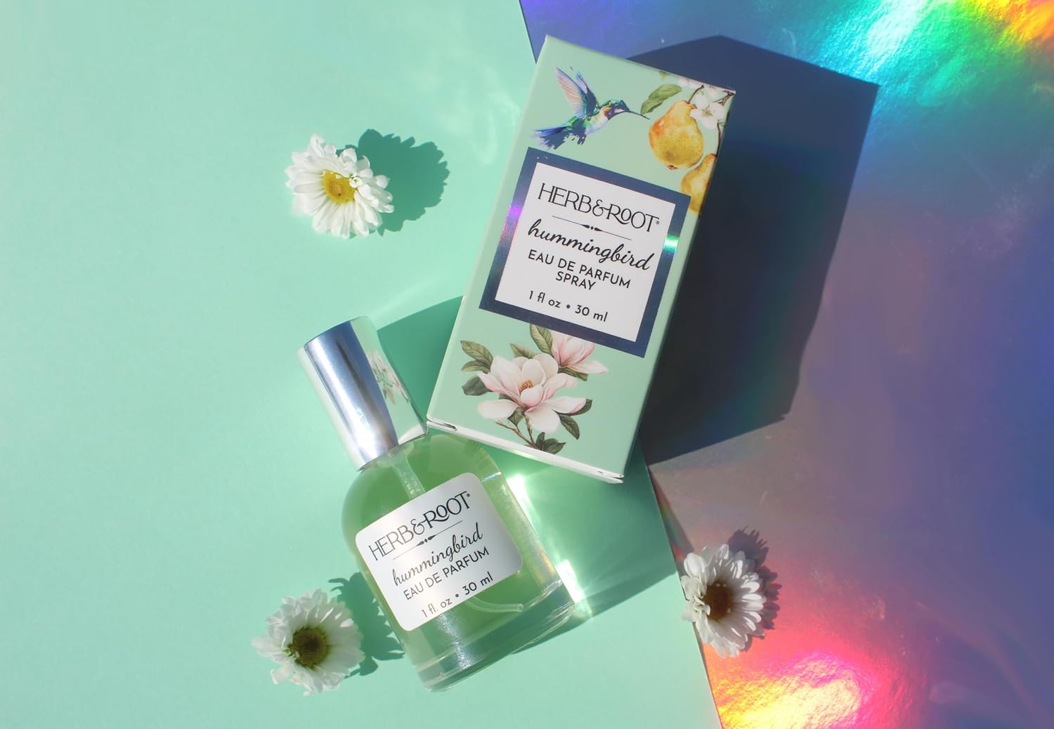 Herb & Root Hummingbird Eau de Parfum | Fresh Fruity Fragrance for Women with notes of Pear, Bergamot, Magnolia | fresh uplifting springtime floral fragrance, 1 fl. oz.