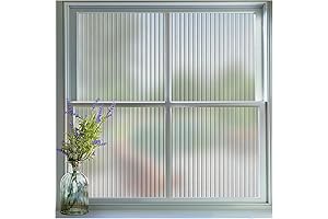 Coavas Reeded Glass Window Film: Privacy Window Film - Your Discreet Guardian of Privacy