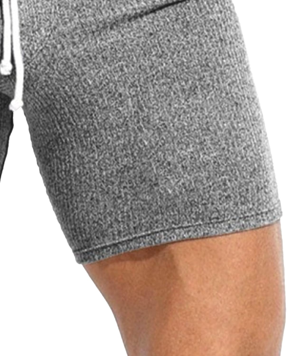 Maiyifu-GJ Men's Casual Running Athletic Shorts Cotton Gym Workout Jogger Shorts Elastic Waist Drawstring Summer Short Pants