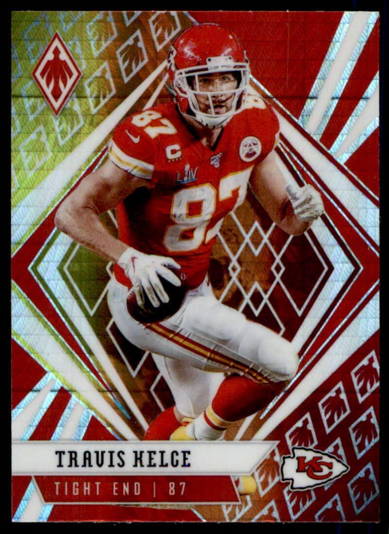 Amazon.com: 2020 Panini Phoenix Fire Burst #47 Travis Kelce Kansas City  Chiefs (Silver Prizm Refractor) NFL Football Card NM-MT : Collectibles &  Fine Art