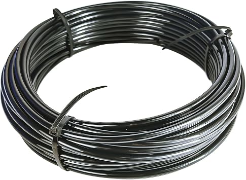1/4" Black Nylon Air Line Tubing - 100 FT Air Hose, DOT Approved for Air Brake Tubing Suspension Or Fluid Transfer