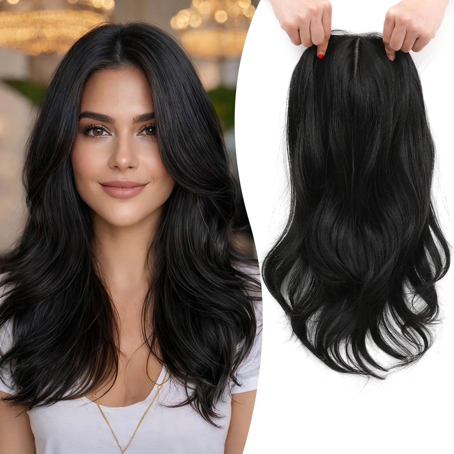 Photo 1 of Fine Plus 18" Synthetic Hair Topper