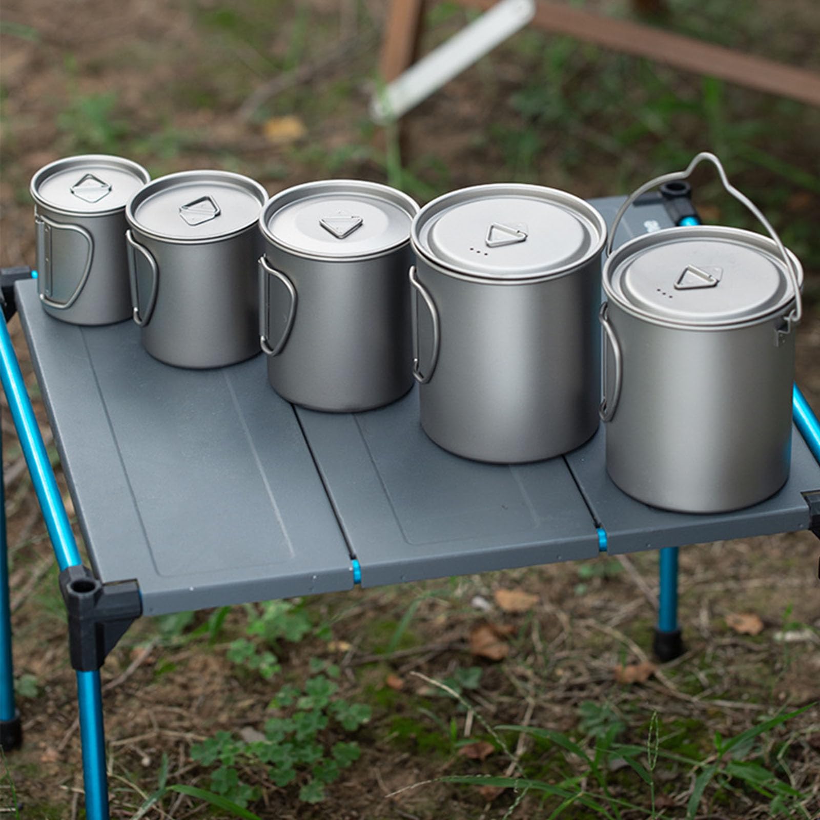 Küchen-Camping-Tasse mit Deckel, Touristen, Picknicks, Geschirr, Trinkgeschirr, Reisen, faltbar, Kaffee, Tee, Becher für Outdoor-Aktivitäten, Camping, Faltbecher